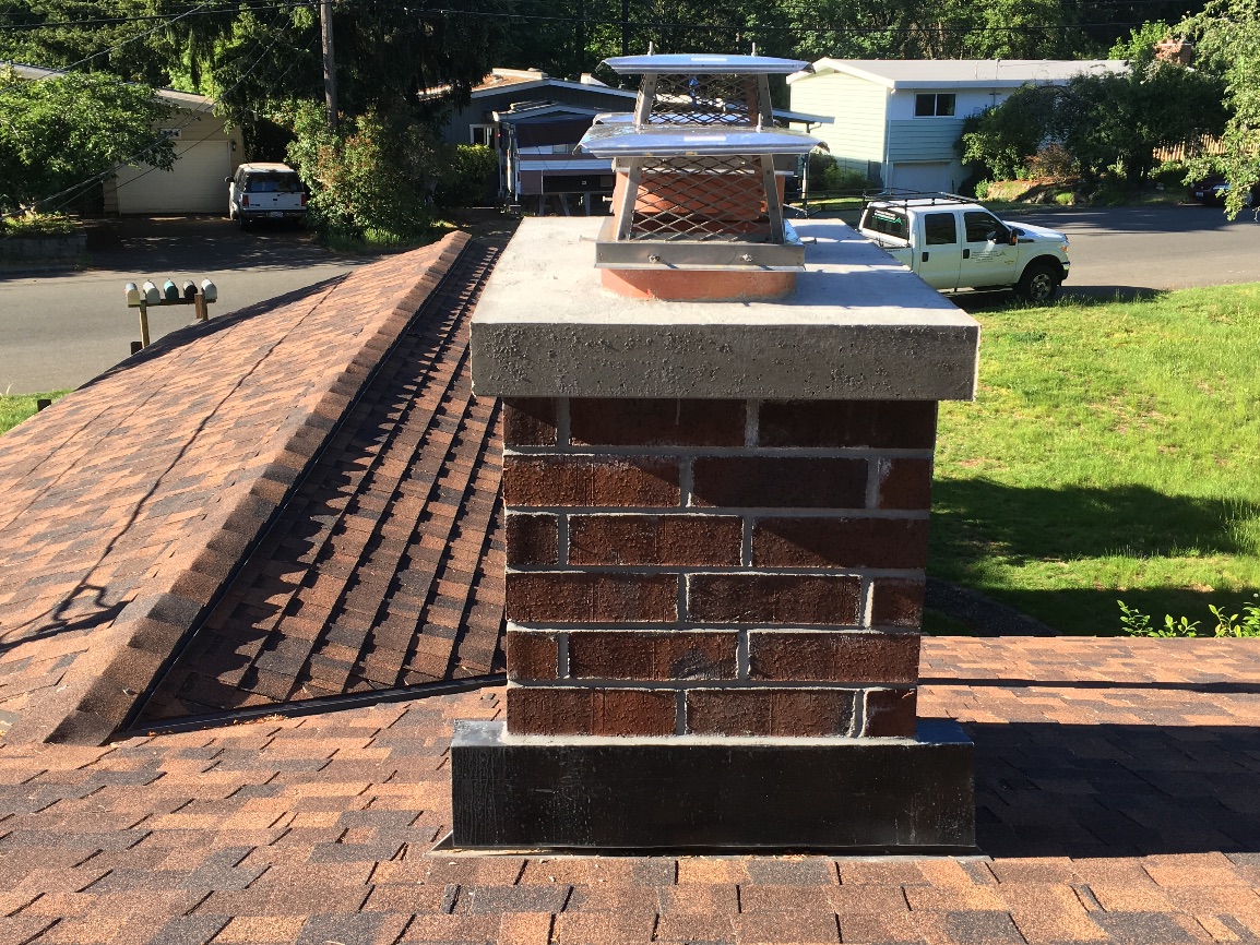 shoreline chimney rebuild