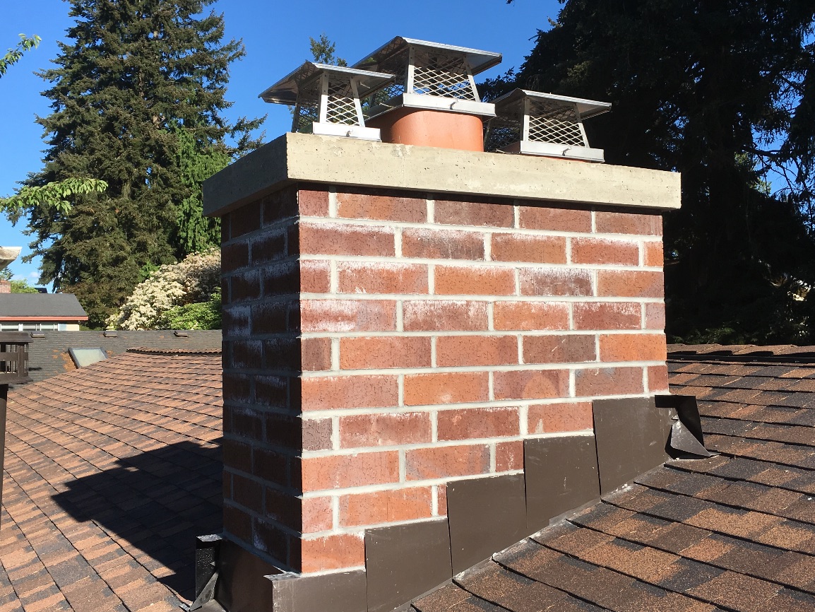 shoreline chimney rebuild